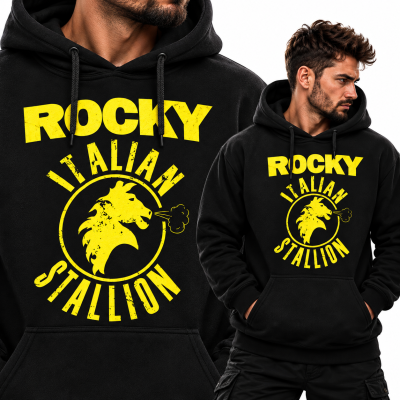 BLUZA Z KAPTUREM SPORTY WALKI  ROCKY STALION2